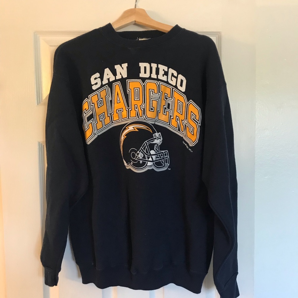 Chargers crew neck sweatshirt